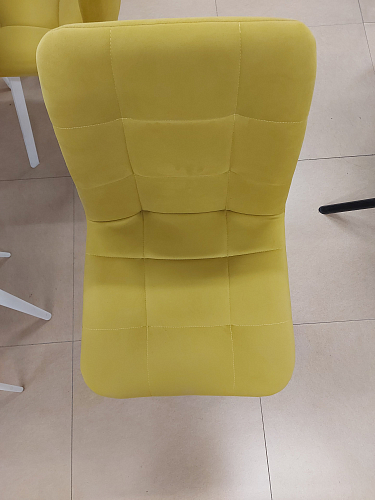 Стул на металлокаркасе Чилли светло-серый / белый каркас из шоурума 8